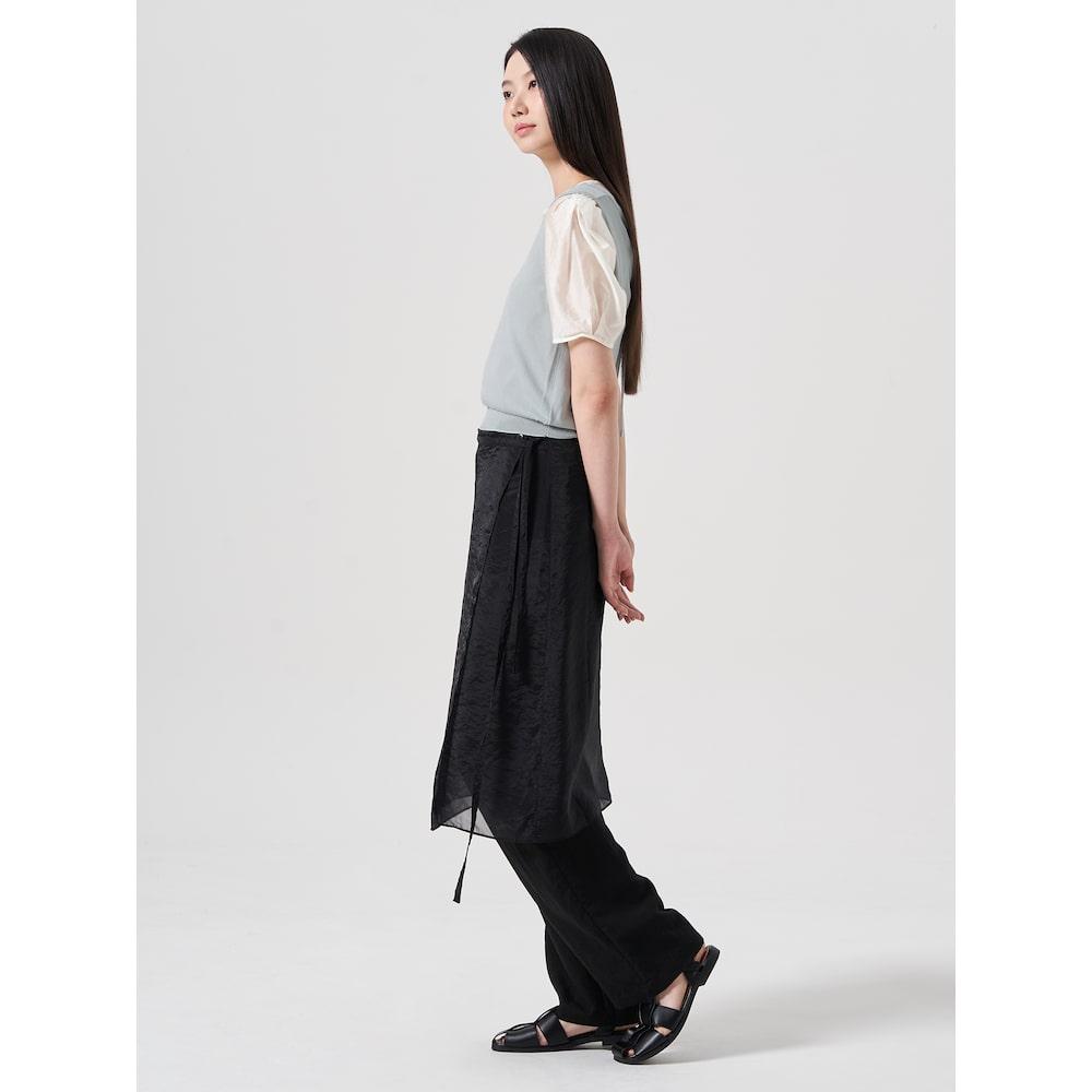 8SECONDS Sheer Skirt Black (114827Bq15)