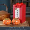Fumide Lucky Persimmon Wedding Tea Caddy Candy Box