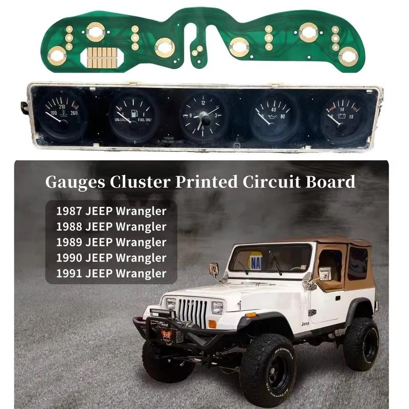 Mērierīču paneļa iespiedshēmas plate Jeep Wrangler