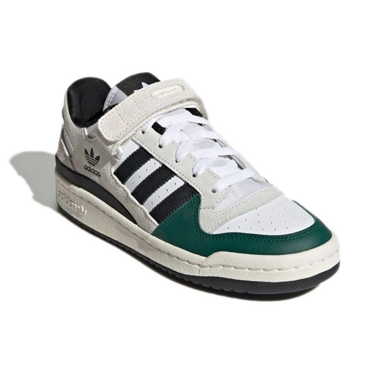Adidas Originals Forum Low Durable Lightweight Low-Top Skate Shoes Women Sneakers Gray Green GY8203