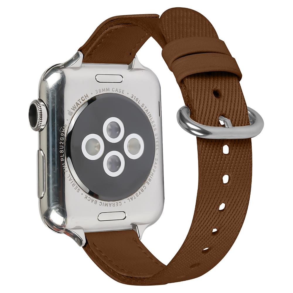 

Nylon Braided Strap for Apple Watch Series 10 42mm/9 8 7 41mm/SE (2023) SE (2022) SE 6 5 4 40mm/3 2 1 38mm Wrist Band Brown