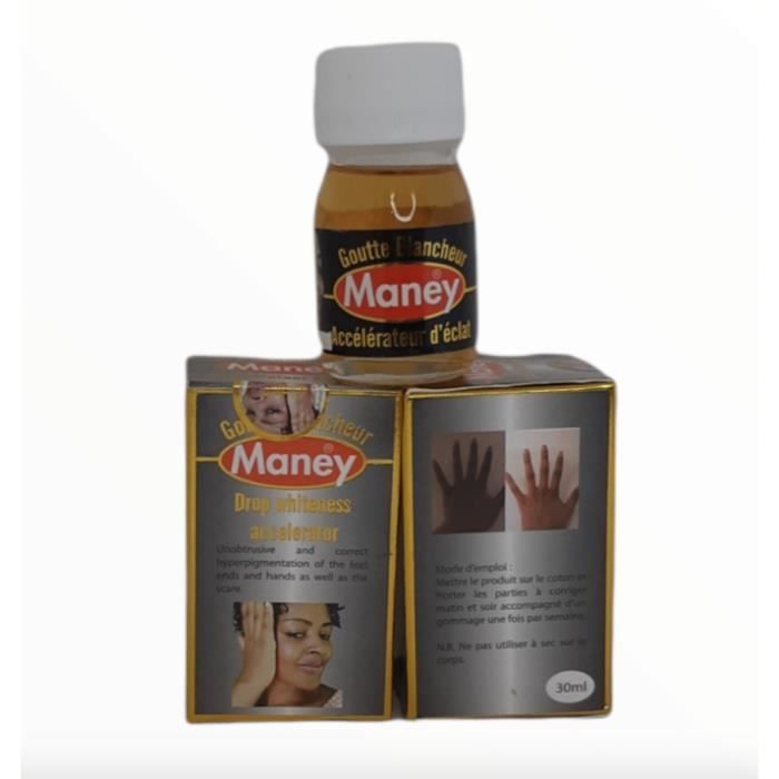 Goutte Blanchissant - Maney - Accélérateur D'éclat - 30 Ml - Sans Parabène - Mixte