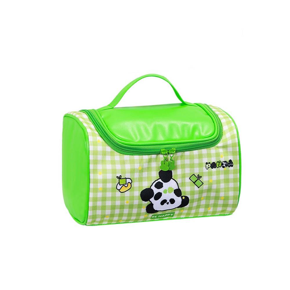 Large Capacity Kitten Makeup Bag Korean Style Toiletry Bag Portable Handheld Cosmetic  Bag  Woman