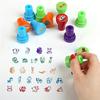 Cute Cartoon Animal Stamps Toy for Creative Entertainment  Students Toy DIY Crafts  Children's Toy Holiday Gifts