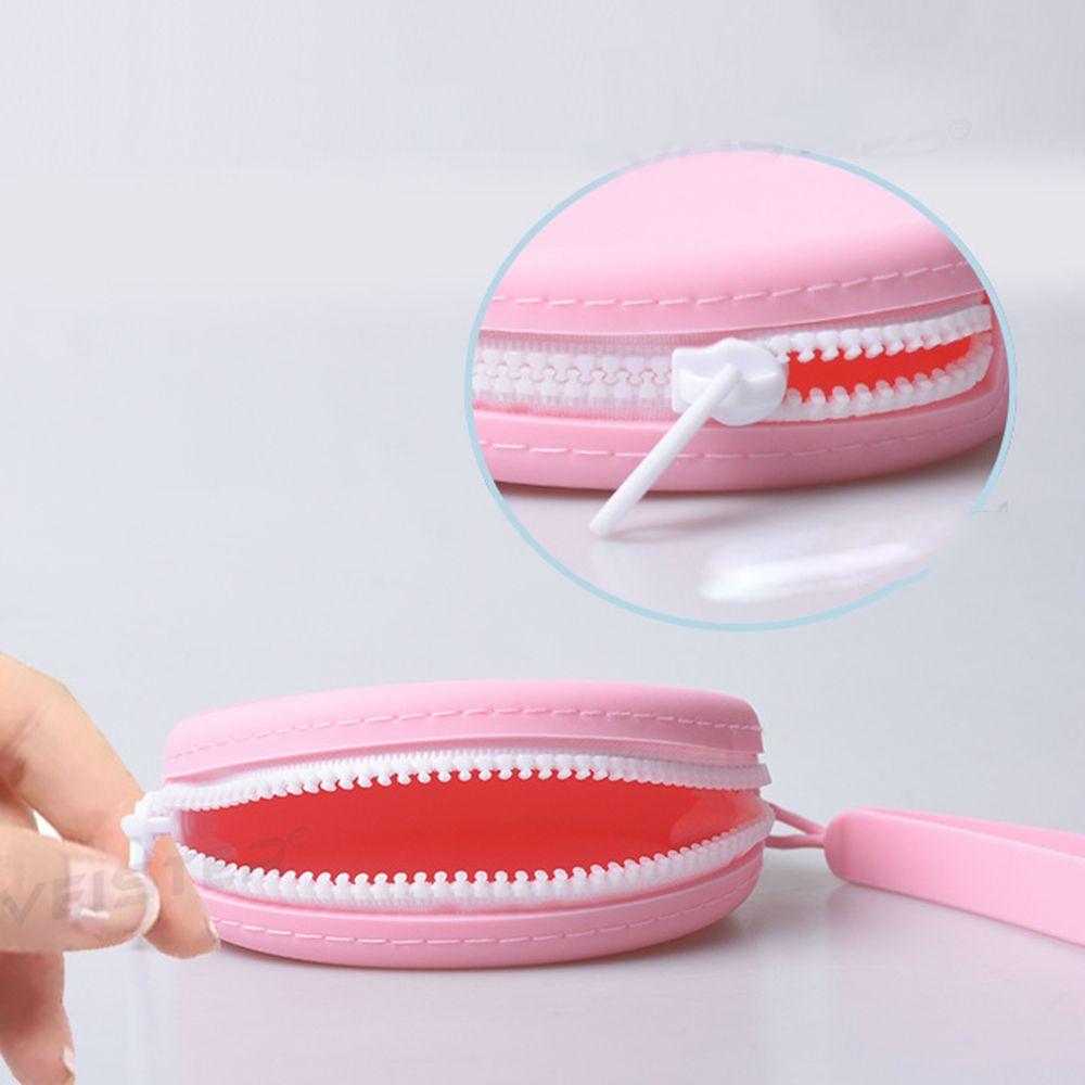 Headset Bag Students Earphone Storage Bag Money Bag Headphone Case Silicone Coin Purse Mini Wallet