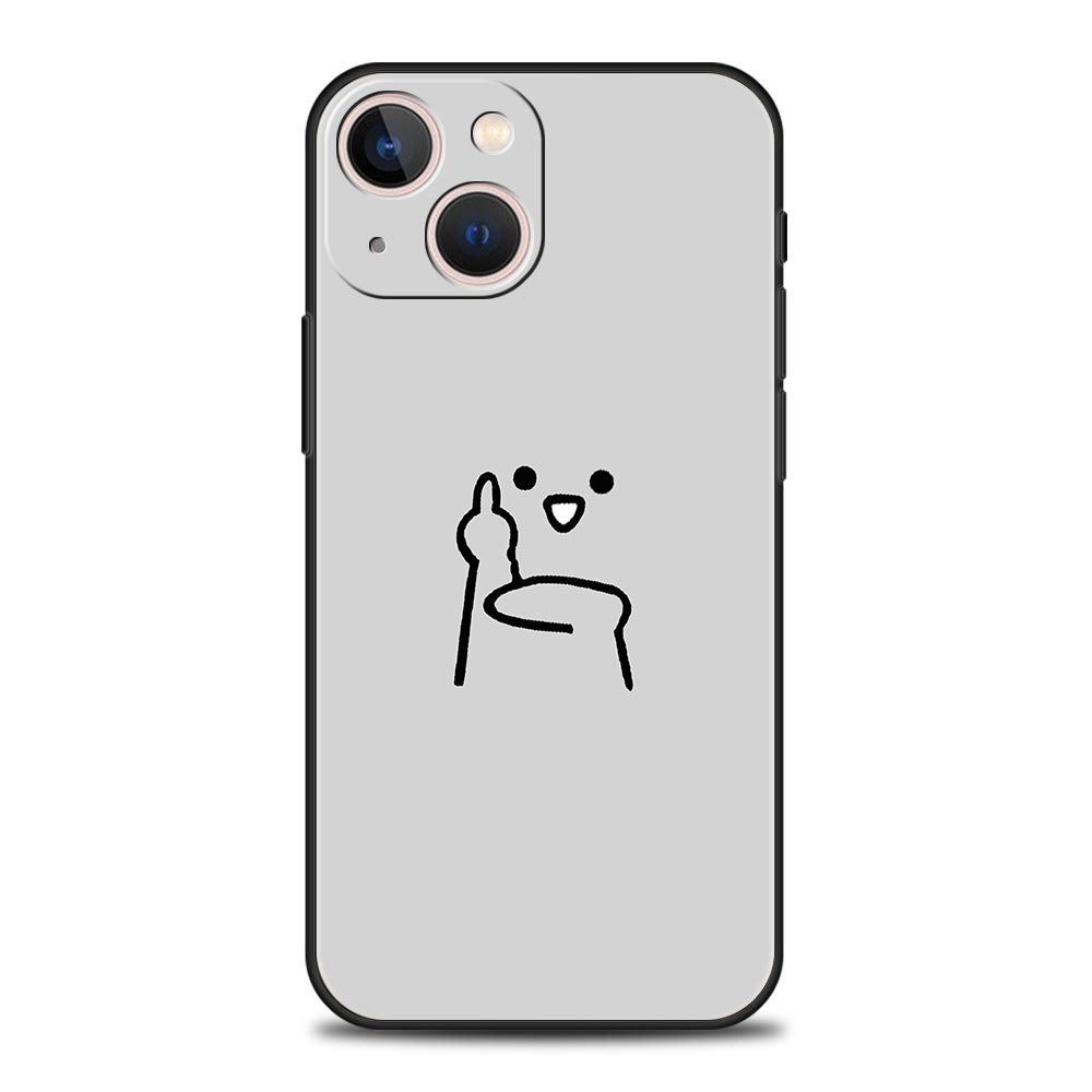 Cute Matchstick Men Couple Phone Case For Samsung Galaxy S26 S25 S24 S23 S22 S20 Ultra S21 FE 5G S10 Plus TPU Shockproof Cover
