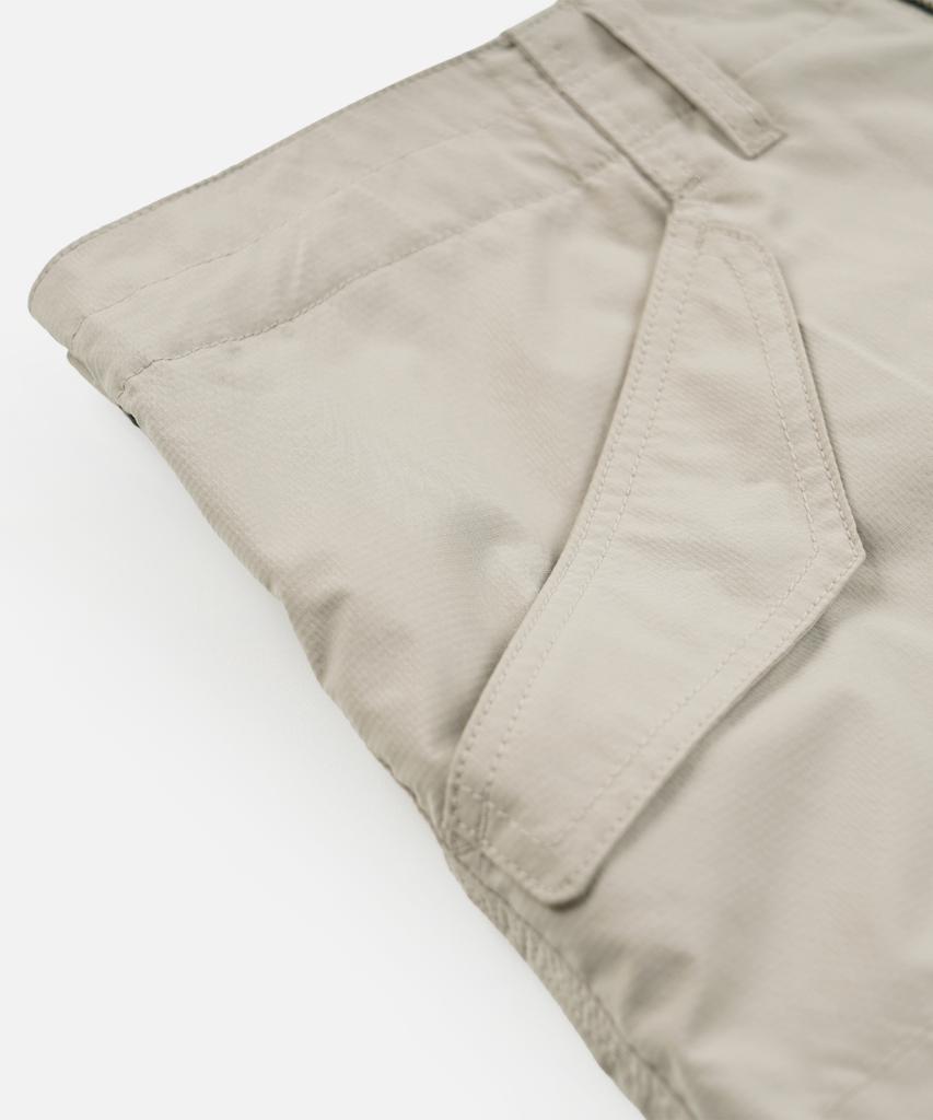 FRIZMWORKS Micro Ripstop Essential Cargo Shorts _ Light Gray