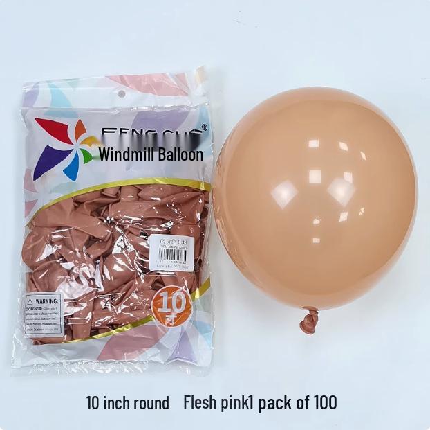 Windmill Pattern 10" Round Latex Balloons - Pack of 100 for Weddings & Birthdays
