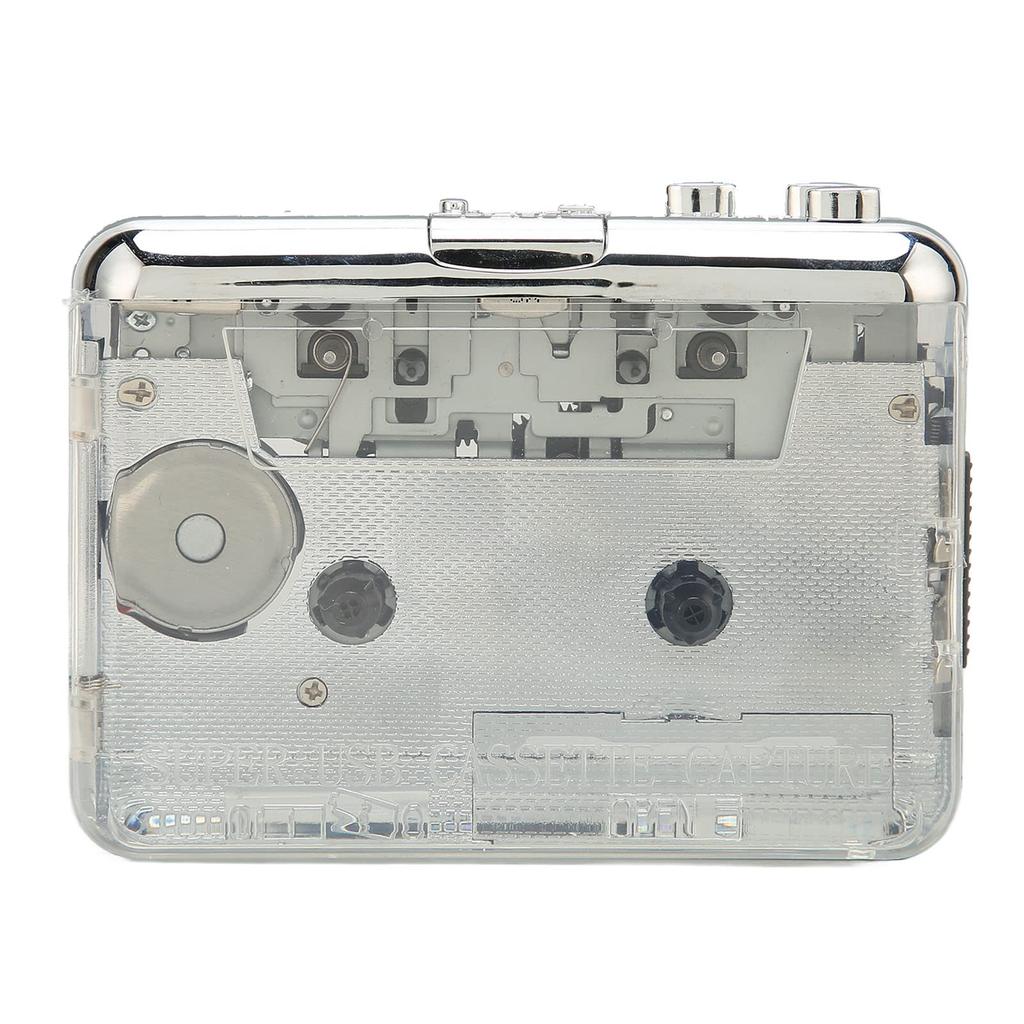 Portable Cassette Compact Personal Walkman Cassette Tape Player with Auto Reverse Headphone Stereo Clear FM Auto Reverse Function Player, Recorder,