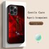 Hot Singer Morad Pattern Design Phone Case For iPhone 16 15 14 13 12 11 Plus Pro Max  High-end Luxury Magsafe Sheepskin