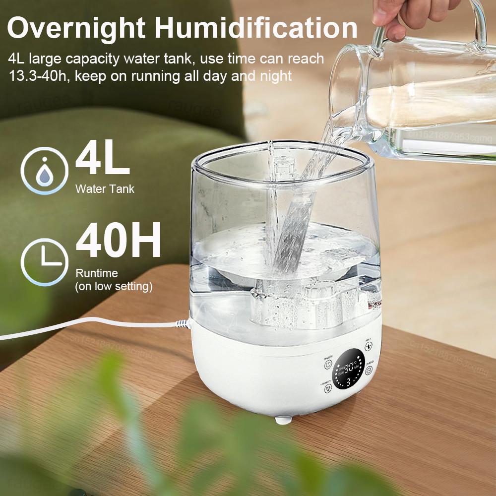 4L Großer Kapazität Luftbefeuchter Haushalt Ätherische Öle Diffusor Schlafzimmer Ultraschall Aromatherapie Maschine