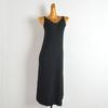 Pure Desire Style New Solid Round Neck Ripped Sleeveless Knitted Dress Women Spring and Summer Loose Slimming Sheath Vest Dress
