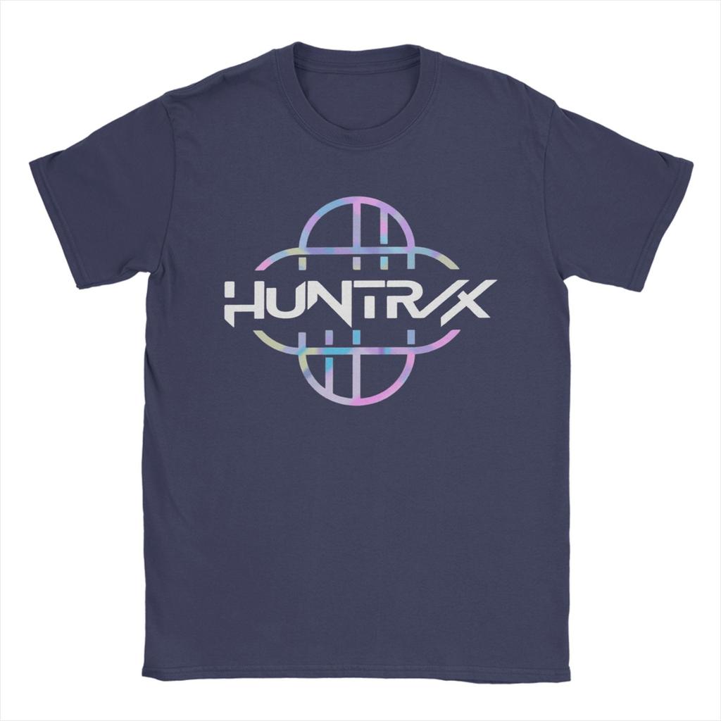 K POP Demon Hunters Logo T-Shirt for Men HUNTRIX Casual Pure Cotton Tees O Neck Short Sleeve T Shirts Adult Clothing
