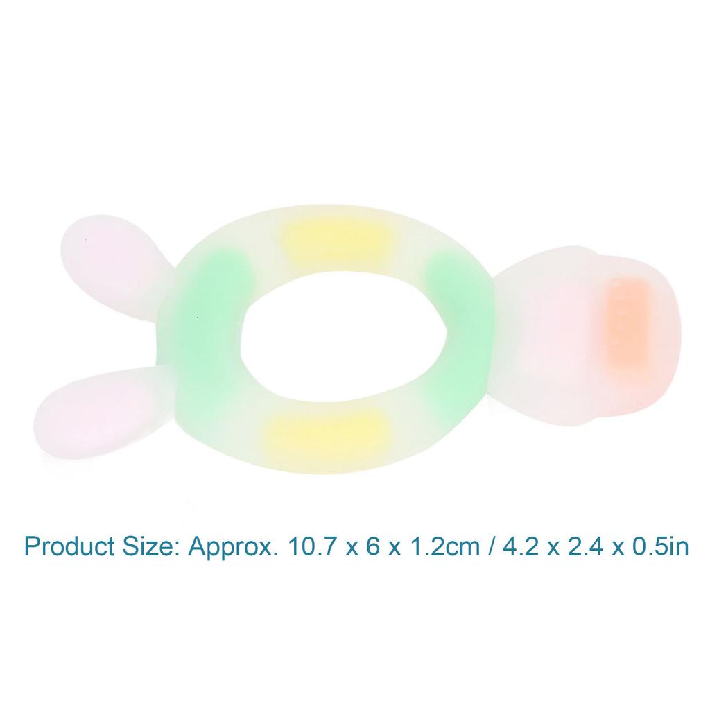 Baby Teether Toy Dishwasher Refrigerator Safe Silicone Cartoon Infant Teething Chewing Toy for 0 to 6 Months