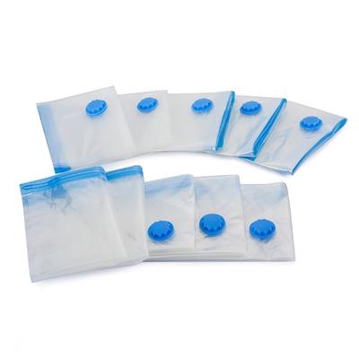 9 Size Vacuum Storage Bags Manually Saving Organizer BagPump Space Saver Universal Compressed Clear Seal Pratical  Unique