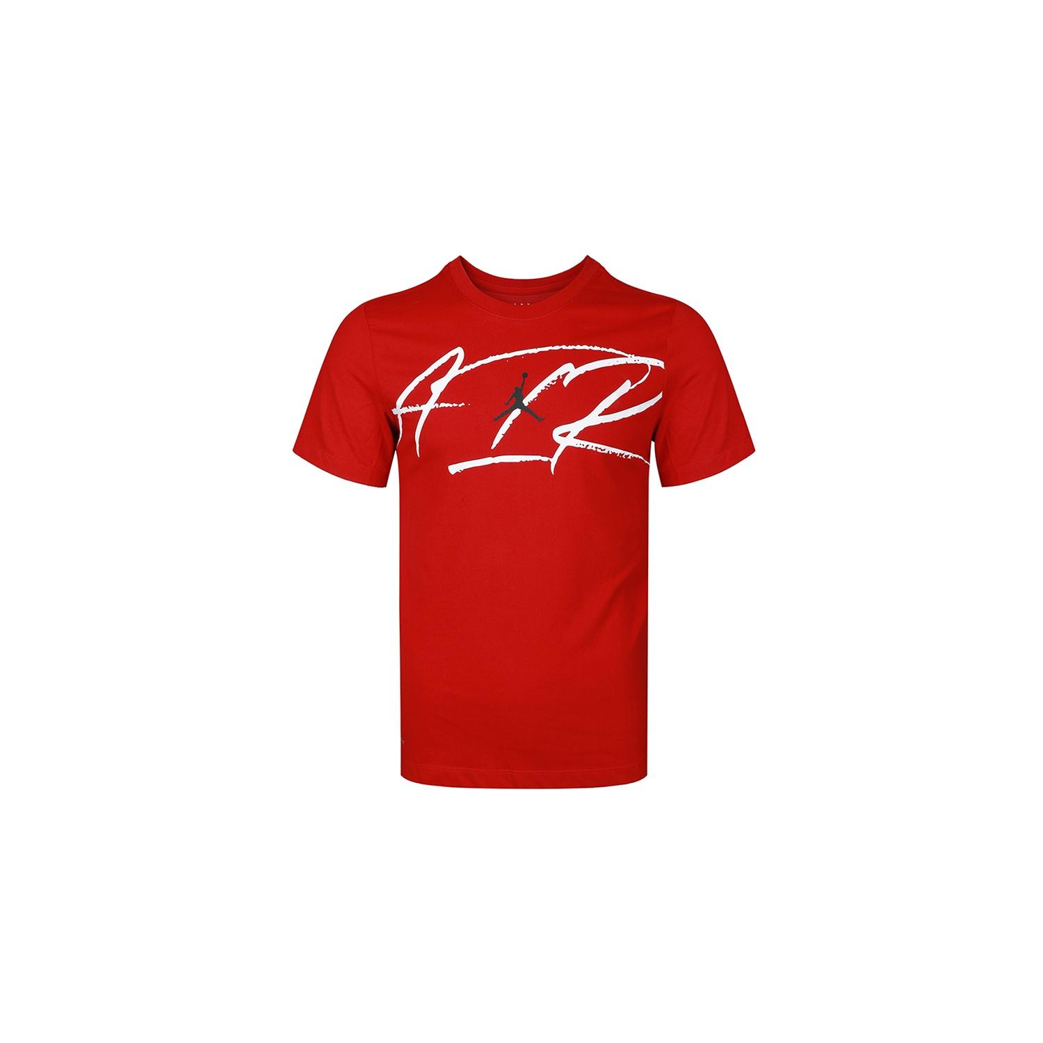 Air Jordan Air Script Basketball Short Sleeve Red Men s CN3579-687 M