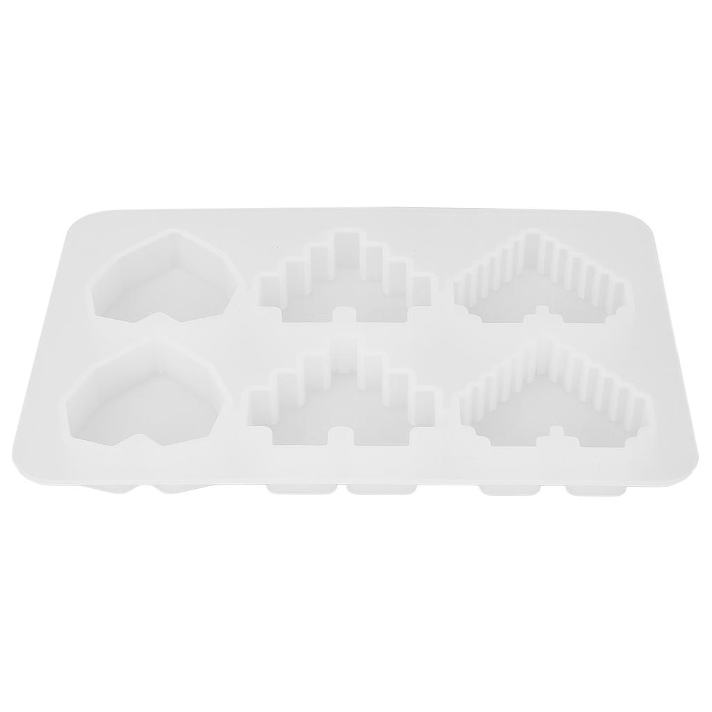 DIY Heart Shape Mould Reusable 3D Silicone Mould for Aromatherapy Tablets Balm Soap