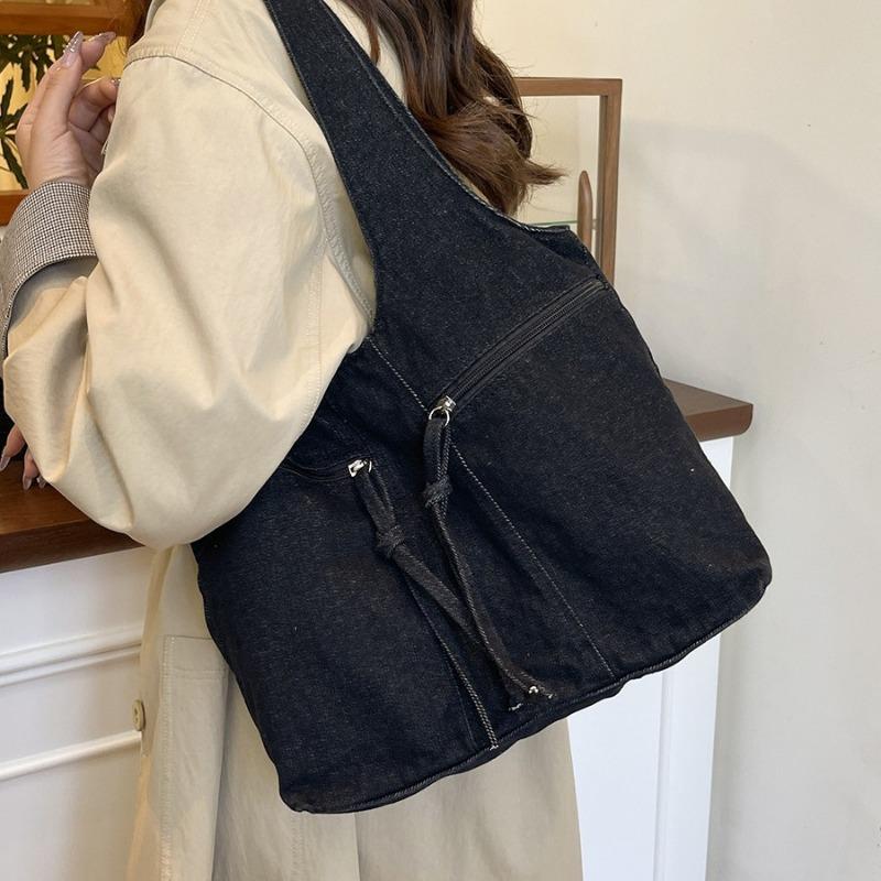 New Large-capacity Shoulder Tote Bag Women's Fashion Versatile Commuter Handbag Casual Armpit Bag
