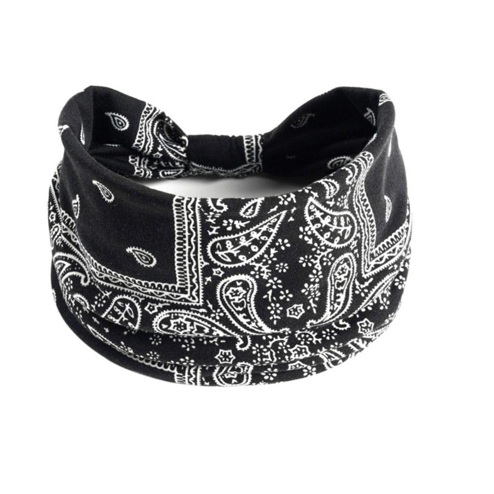 Boho Yoga Head Wrap Cashew Prints Hairbands Fashion Headwear Women Girl