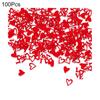 100/200 Stück Valentinstag DIY Bastelarbeiten Hochzeitsfeier Konfetti Atmosphäre schaffen Mehrere Anlässe Leuchtend farbige Party