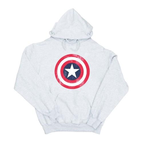 

Marvel Womens/Ladies Captain America Distressed Shield Hoodie L