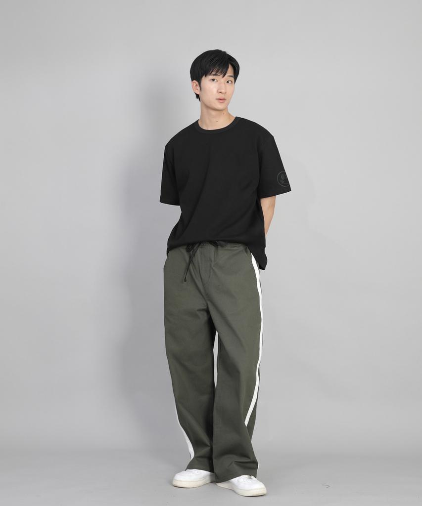 Seinteukeulu White P-Line Ex Wide Pants Plw-341 Khaki