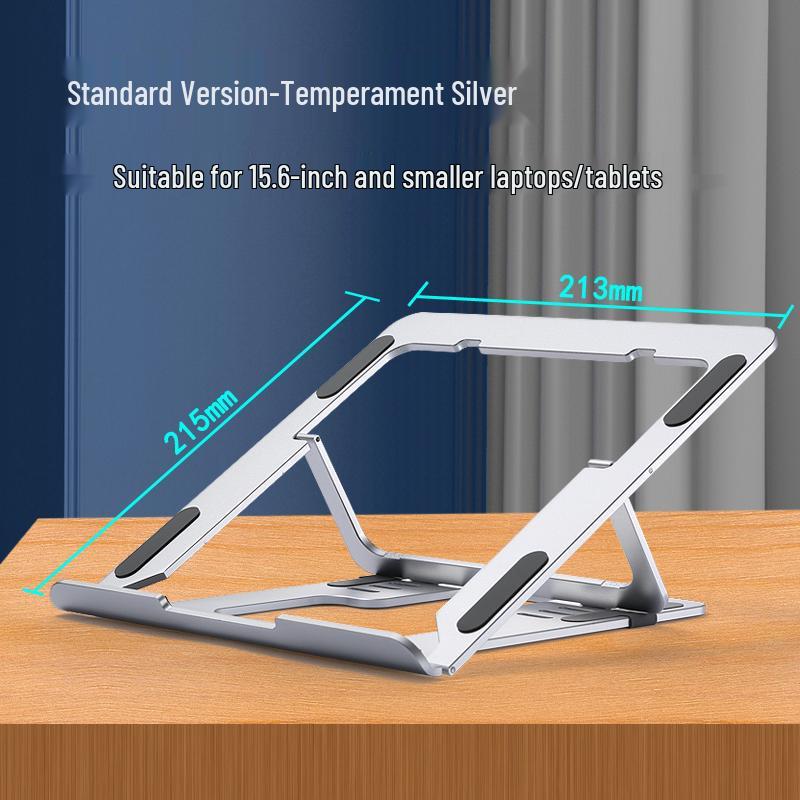 Aluminum Alloy Foldable Laptop Stand Holder for Office/Desktop
