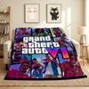 Gta Vi Koc Flanelowy Koc Rzutowy Miękki Ciepły Sofa Łóżko Kemping Wystrój Domu Unikalny Prezent Świąteczny C9211677
