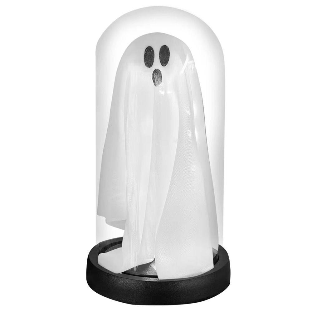 PVC Cloche Light-Up Ghosts Cute Ghost Silhouette Mood Light  Indoor Decor