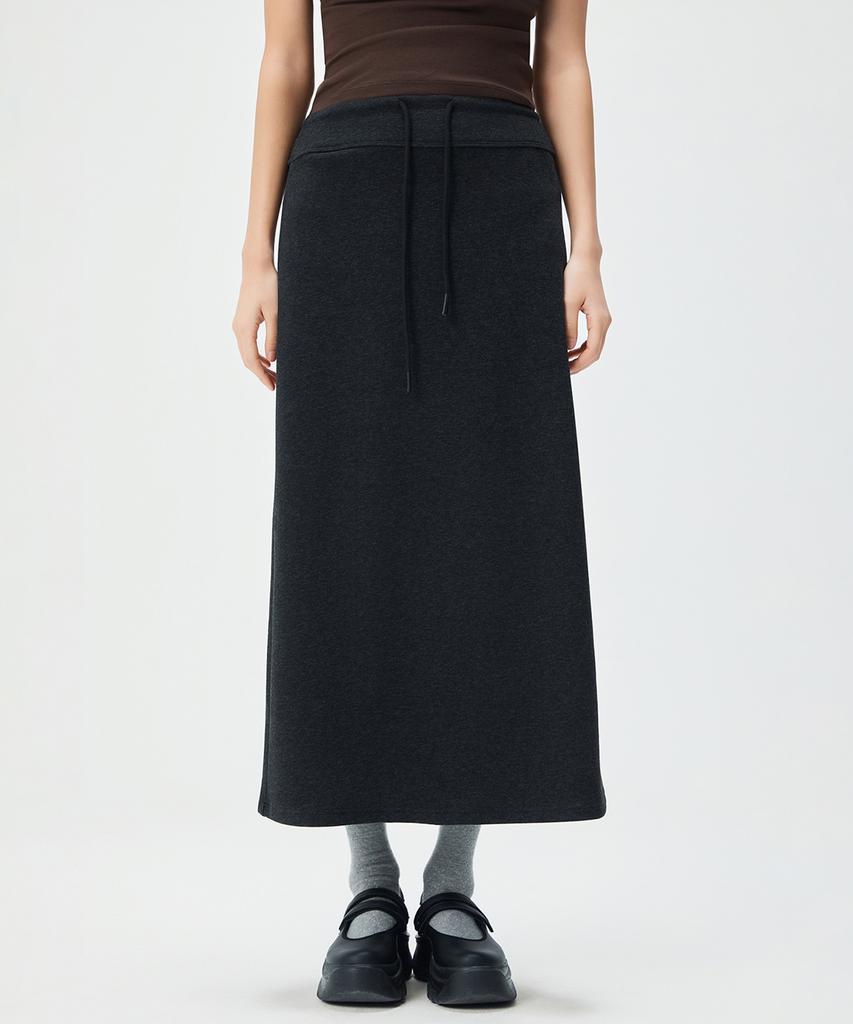 MIXXO Elastic Waist Long Skirt Re Whg25Ss_Miwwhg33Qs