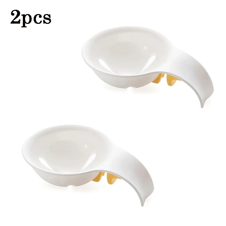 

1pc,Egg Yolk Separator Divider Rack,White Plastic Egg White Strainer,Household Egg Tools,Cooking & Baking Tools Kitchen Gadgets