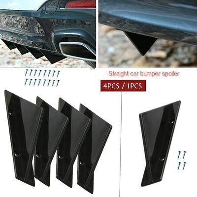 1PCS/4PCS Automobilový přímý spoiler podvozku Mini Back Lip Úprava auta Zadní spoiler