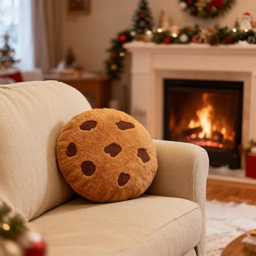 Chocolate Chip Cookie Pillow For Living Room Sofa
