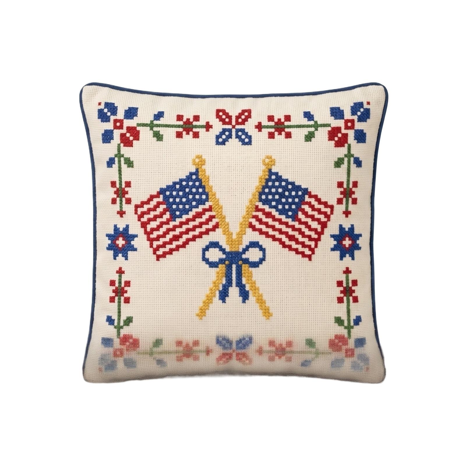 

Double-sided 0th Anniversary Cross- Pattern Pillowcase (Pillow Insert Not Included ) One Size