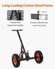 1200lbs Trailer Dolly 18 and 22 In Adjustable Height 2 In Ball 15.2 In Tires