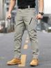 Men's Outdoor Tactical Pants - Spring/Summer Casual Workwear, Functional Straight-leg Training Pants #8725