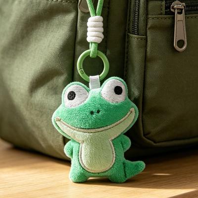 Portachiavi Ciondolo Peluche Yousheng, Peluche Morbido con Imbottitura Design Lucertola Castoro, Regalo di Compleanno Accessorio da Collezione