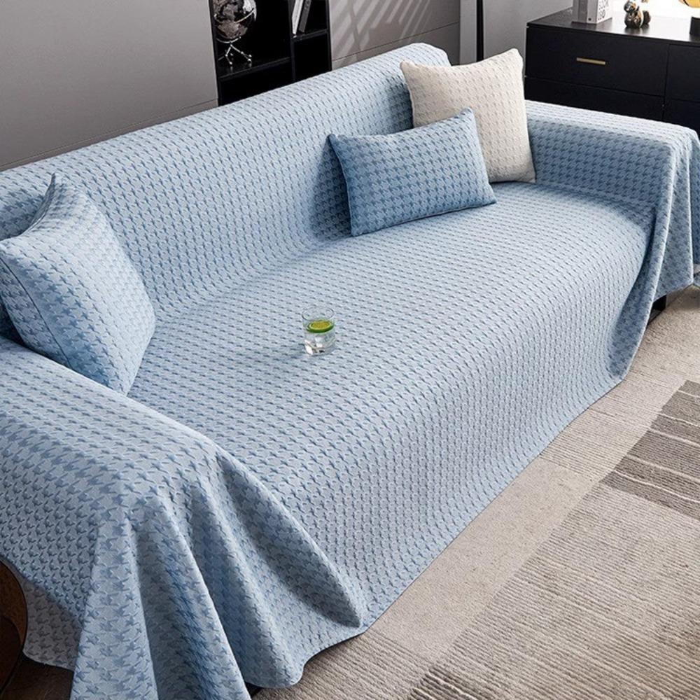 Cool feeling ice silk sofa cover cloth towel 2025 new summer mat summer sofa cushion cover universal blanket full cover