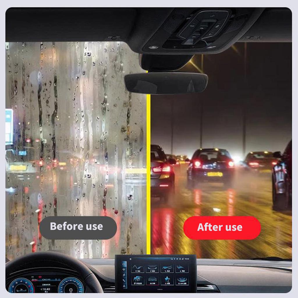 Enhances Visibility Car Window Oil Film Remover Automotive Glass Oil Film Erasers 120ml for Windshield & Side Windows