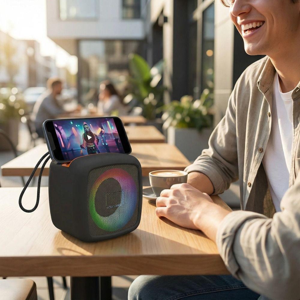 Punchy Bass Mini Wireless Bluetooth Speaker Rechargeable Battery Wireless Speakers Camping