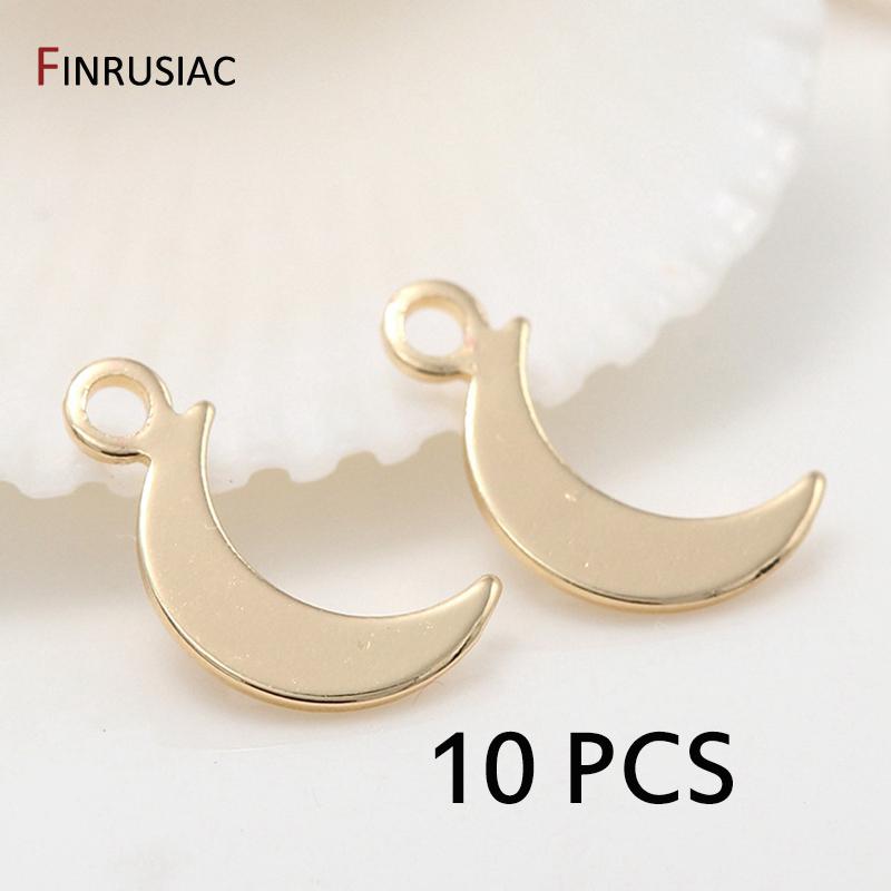 Gold Plated Small Mini Hollow Star/ Heart / Moon Charms For Jewelry Making DIY Bracelets Necklace Earrings