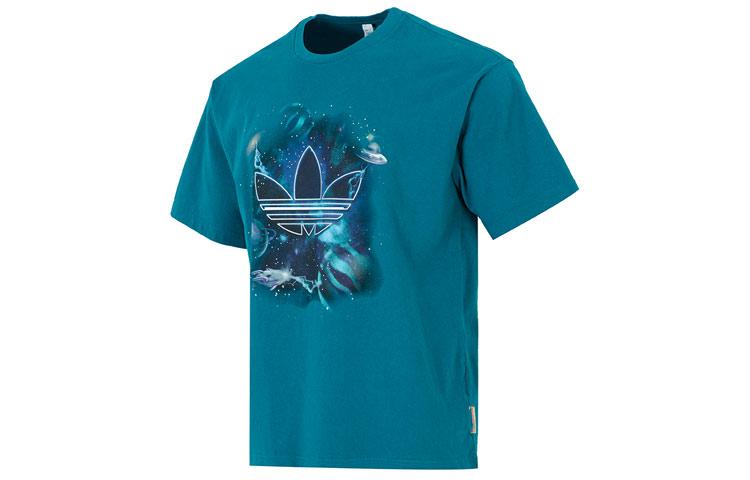 Adidas Originals T Shirt Unisex Natural Wild Duck Green HM8028 L