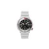 PROSPEX Series Business Solar Quartz Silicone Strap Men's Watch Black Dial SNE545