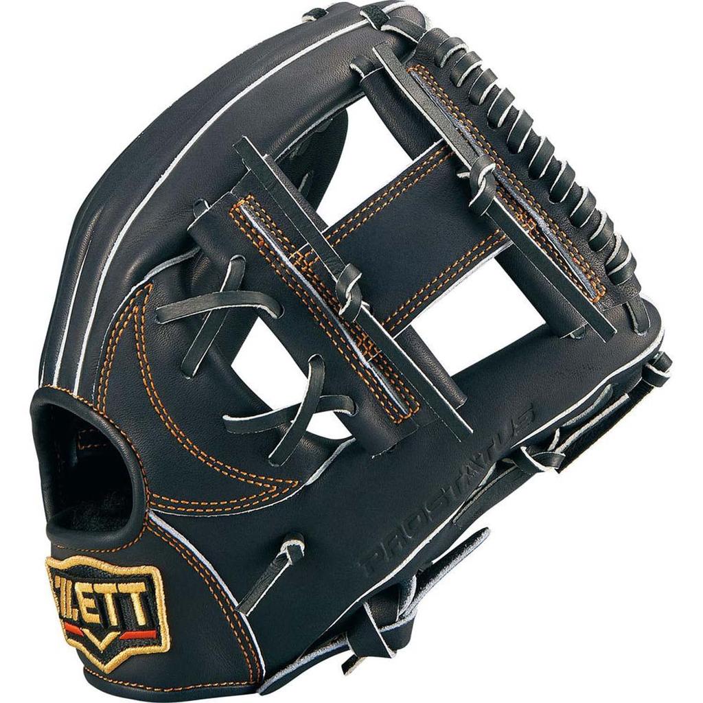 ZETT Pro Status Kenta Imamiya Baseball for Second and Night Black Size 4 Glove, Right-Handed Throw, Shortstop, (1900N), (BRGB30270)
