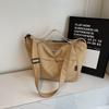 Casual tote bag, waterproof portable single-shoulder crossbody bag, travel bag, large-capacity bag for work