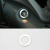 Silver Ignition Engine Start Key Cover Ring Trim For Jeep Grand Cherokee 2014-17