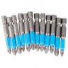 Nutdrivers Screwdriver Bit PH1 PH2 PH3 PZ1 PZ2 PZ3 1/4inch 12Pcs 50mm