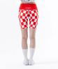 Deogdaibeu Checkerboard Graphic Biker Shorts Red