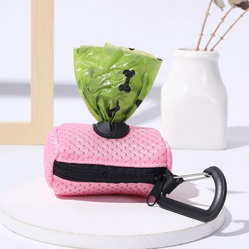 Pet Poop Bags Holder Convenient Dogs Poop Bag for Outdoor Pet Walking Training