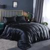4 PC Summer Bedding Duvet Cover Set Soft Silky Textured Comforter Cover Luxury Bedding Sets King Bed Sets